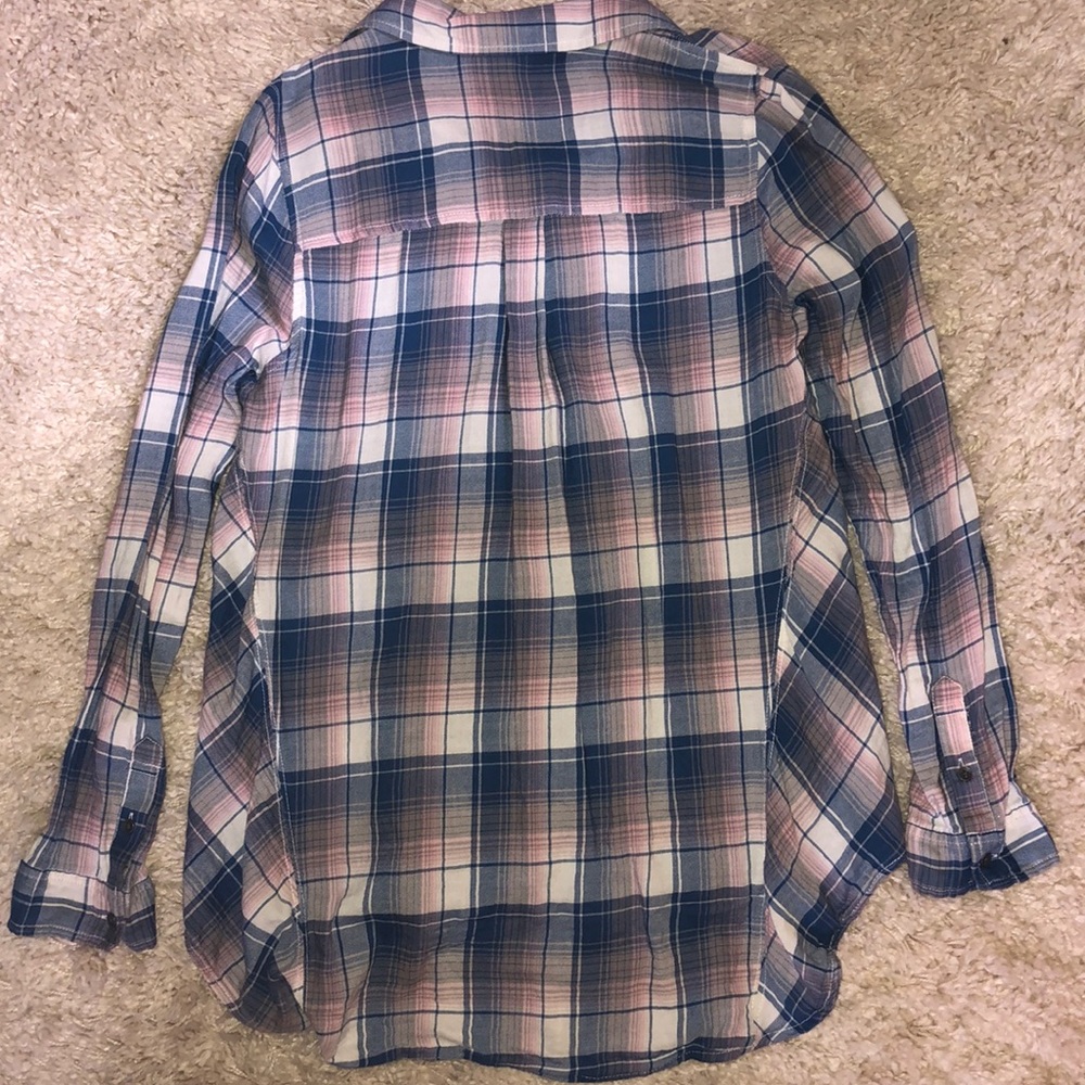 Melrose and Market Hi-lo Button-up, Size M - Picture 5 of 12
